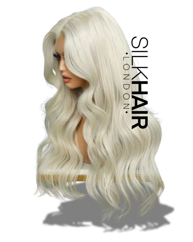 Platinum luxury Glueless ready to wear human wig